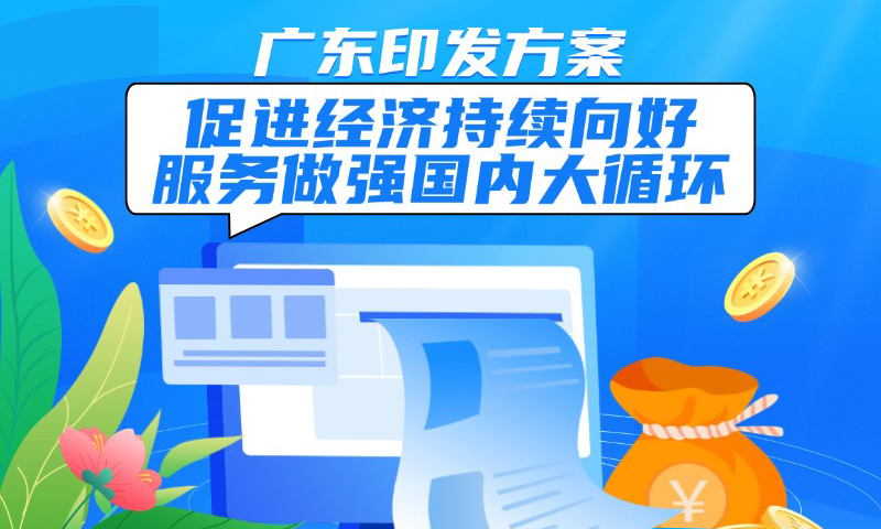 一圖讀懂廣東省促進經濟持續向好服務做強國內大循環工作方案
