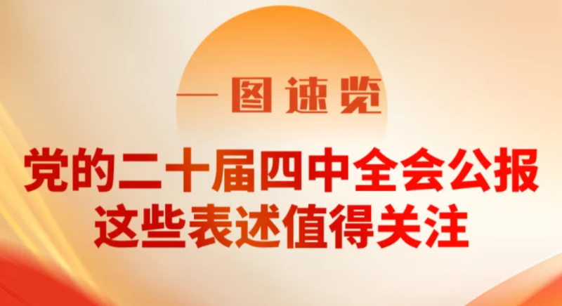 一圖速覽！黨的二十屆四中全會公報，這些表述值得關注