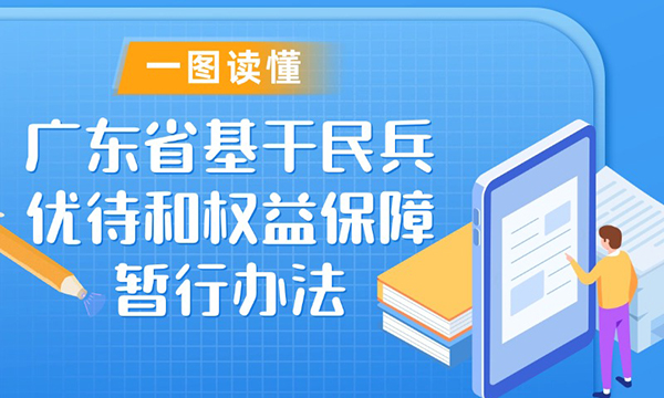 一圖讀懂廣東省基干民兵優待和權益保障暫行辦法