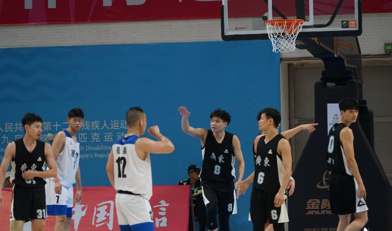 廣東聾人男籃殘?zhí)貖W會(huì)首戰(zhàn)告捷